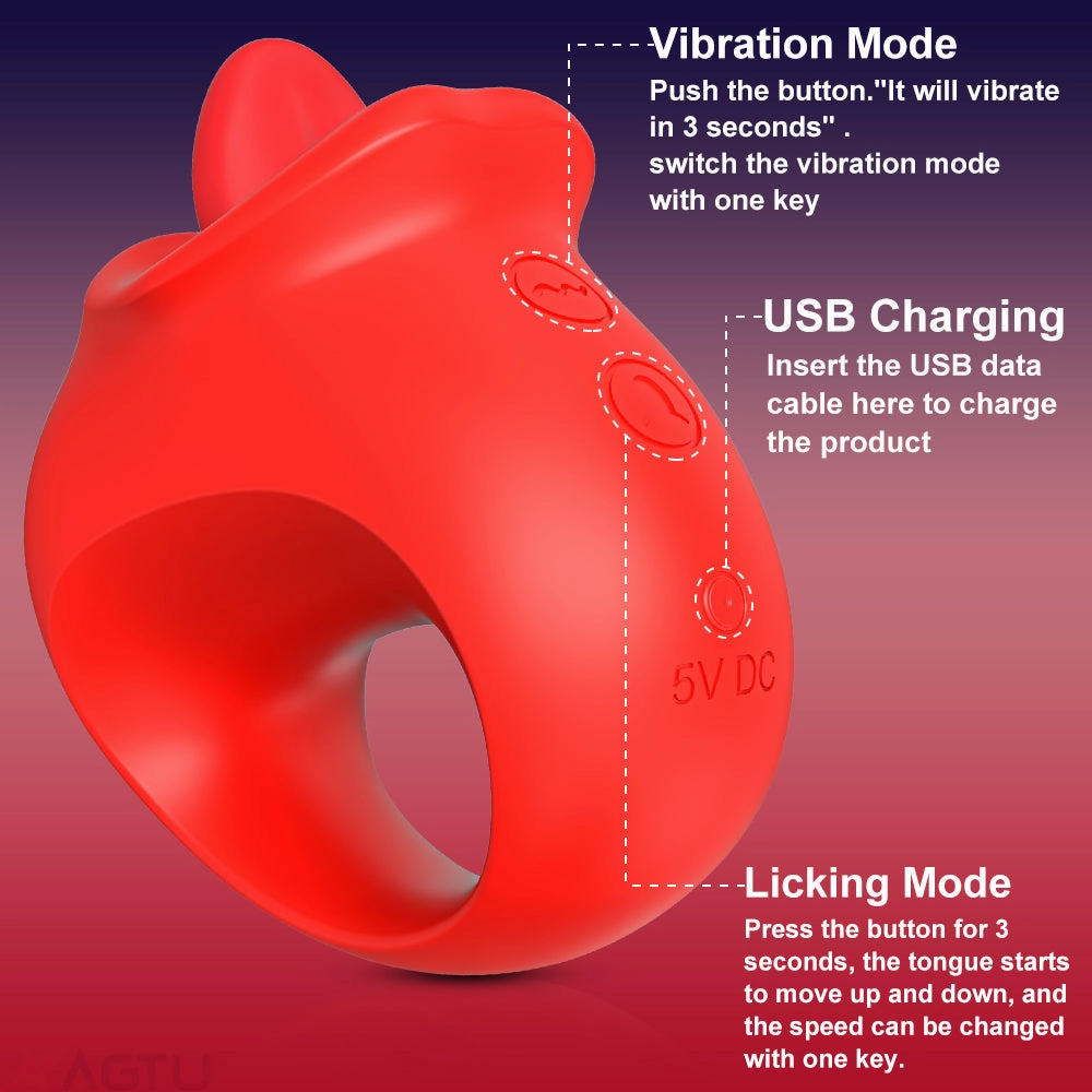 Luna - Realistic Tongue Licking Vibrator for Clit and Nipple Stimulation