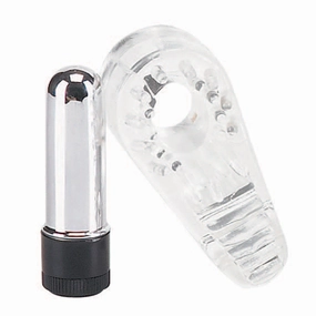 Luvn It Vibrating Nubby Silicone Cock Ring