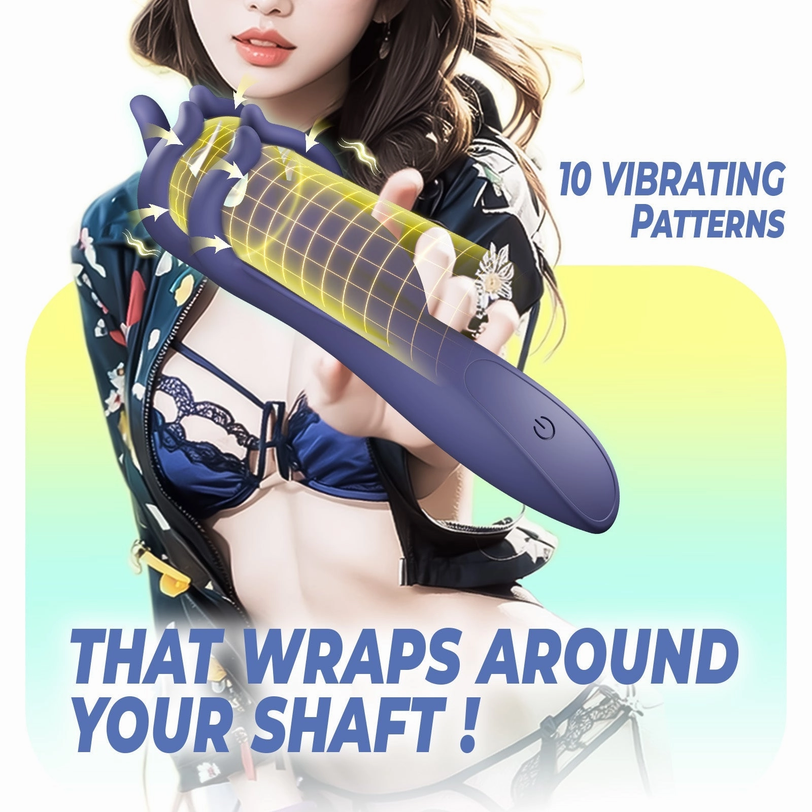 Male Adult Toys with 9 Powerful Vibration Settings