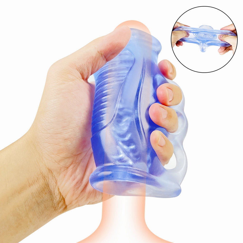 Male Masturbator Pocket Pussy Anal Vagina Masturbation Oral Handjob Glans Penis Trainer Massager Open-Ended