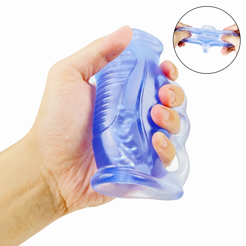 Male Masturbator Pocket Pussy Anal Vagina Masturbation Oral Handjob Glans Penis Trainer Massager Open-Ended