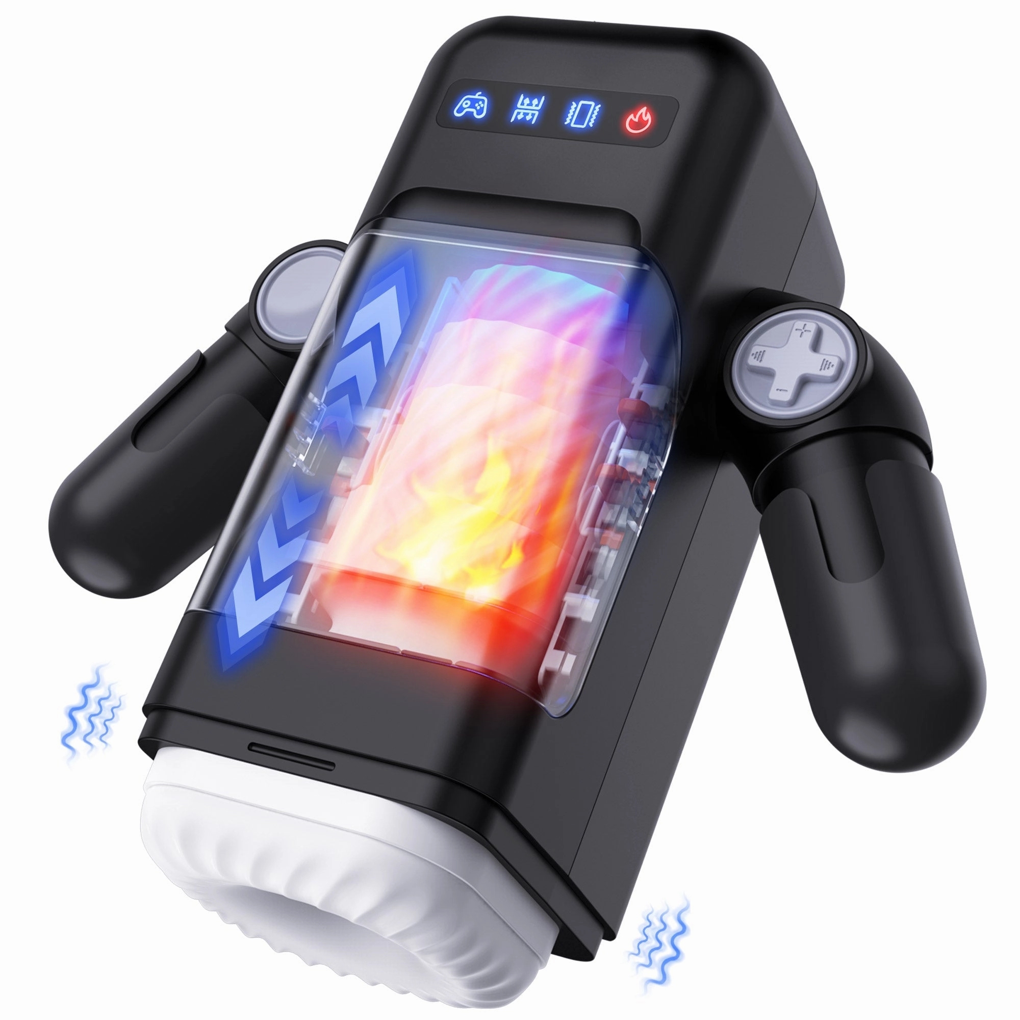 Male Masturbators Cup with 10 Thrusting & Vibration Modes