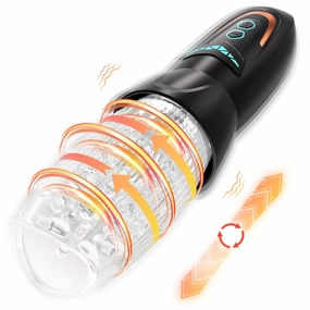 Male Stroker with 10 Vibration, 8 Thrusting & Rotating Patterns