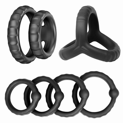 Malia - Glow-in-the-dark Penis Ring Set