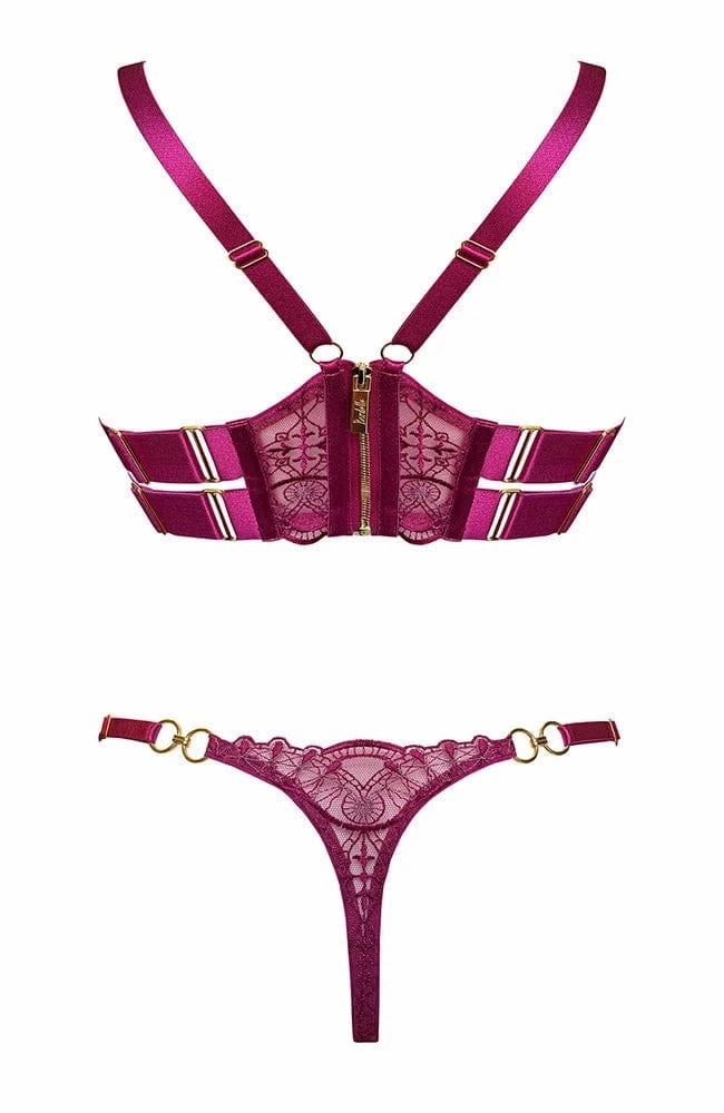 Mari Balconette Wire Bra and Thong Set