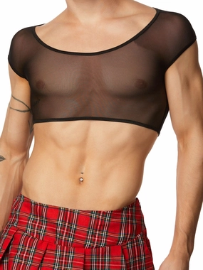 Mesh Crop Top