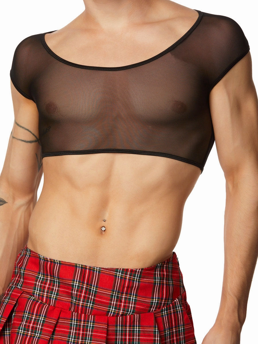 Mesh Crop Top