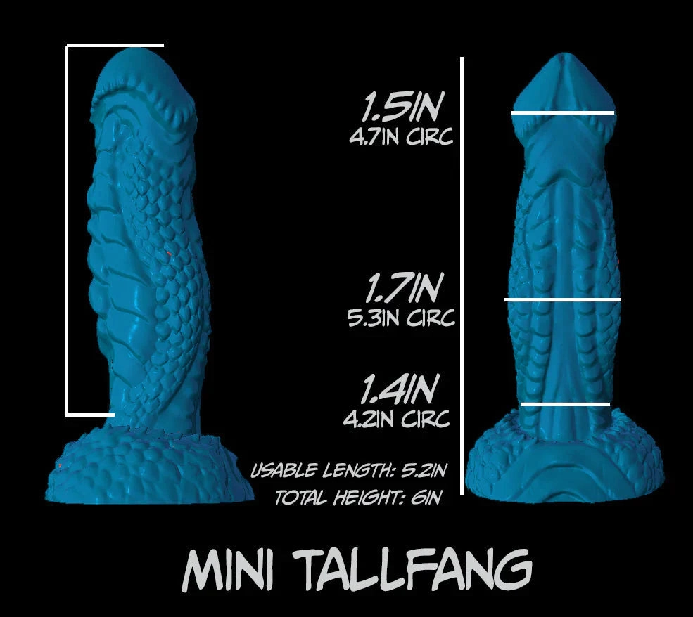 Mini Tallfang - GITD/UV Soft silicone - TF-596