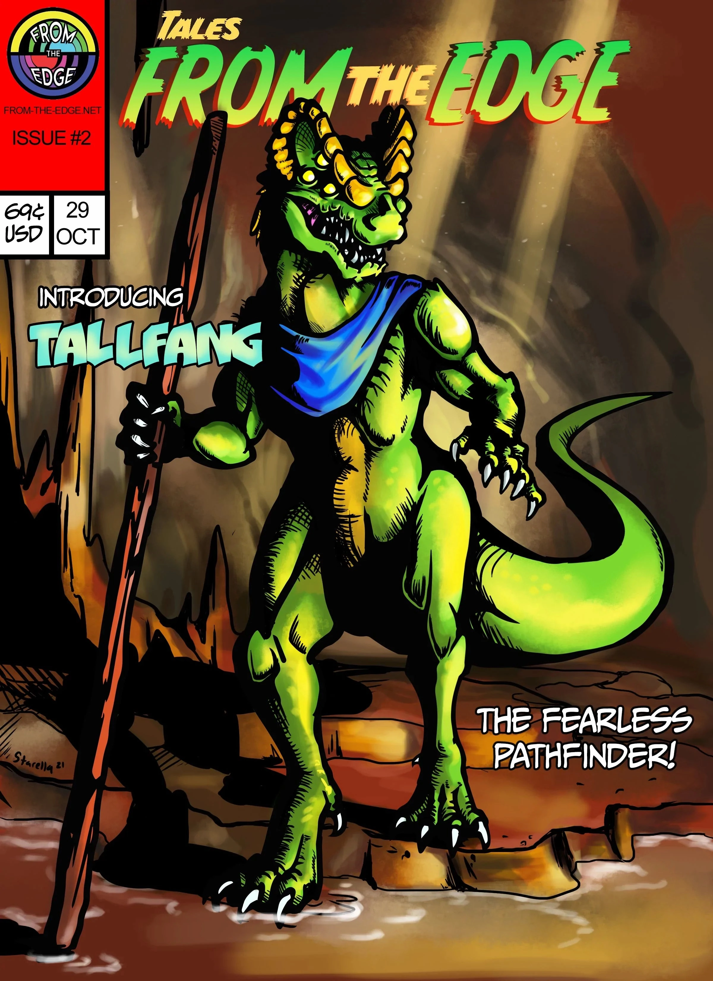 Mini Tallfang - GITD/UV Soft silicone - TF-596