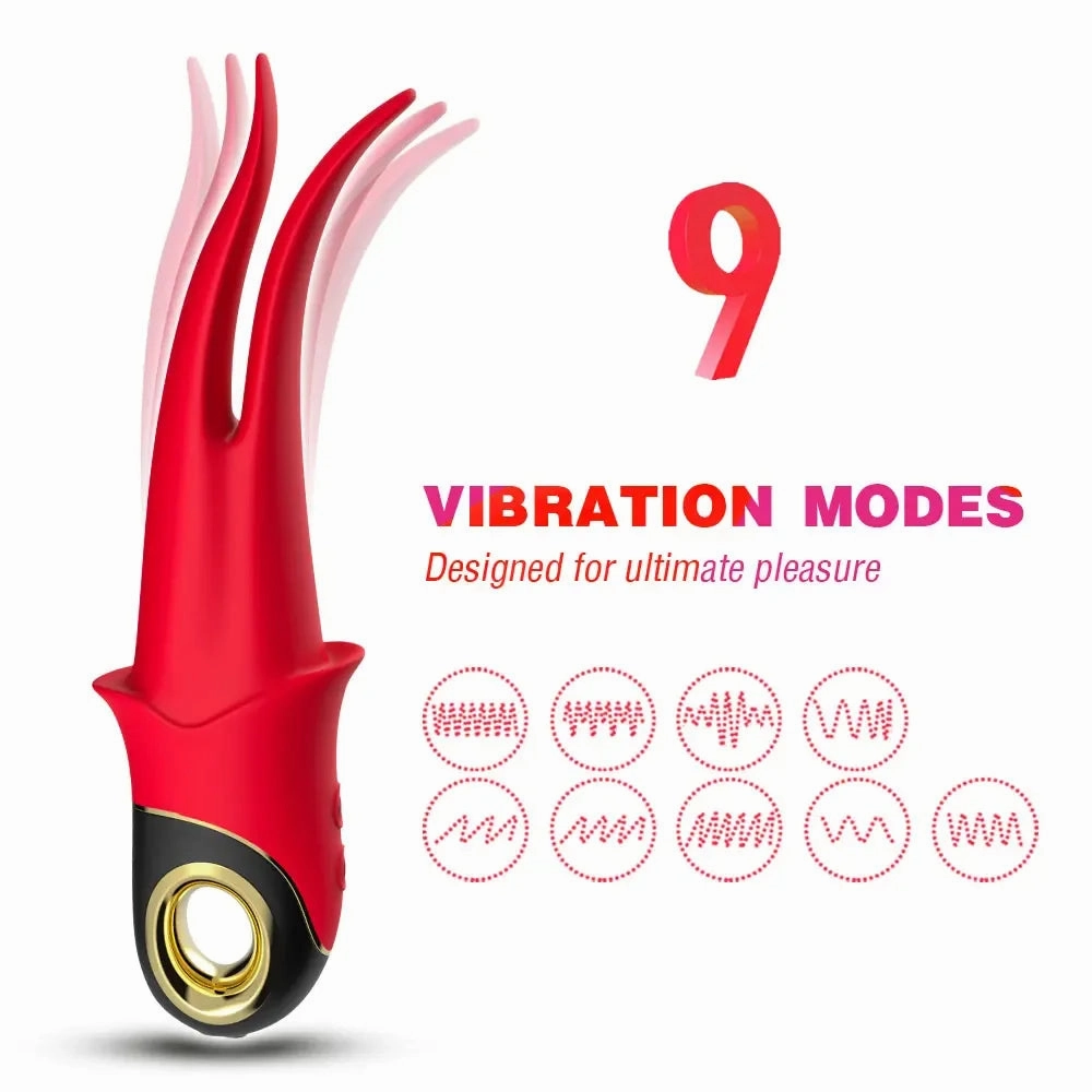Mini Vibrator with Clit & G spot Design