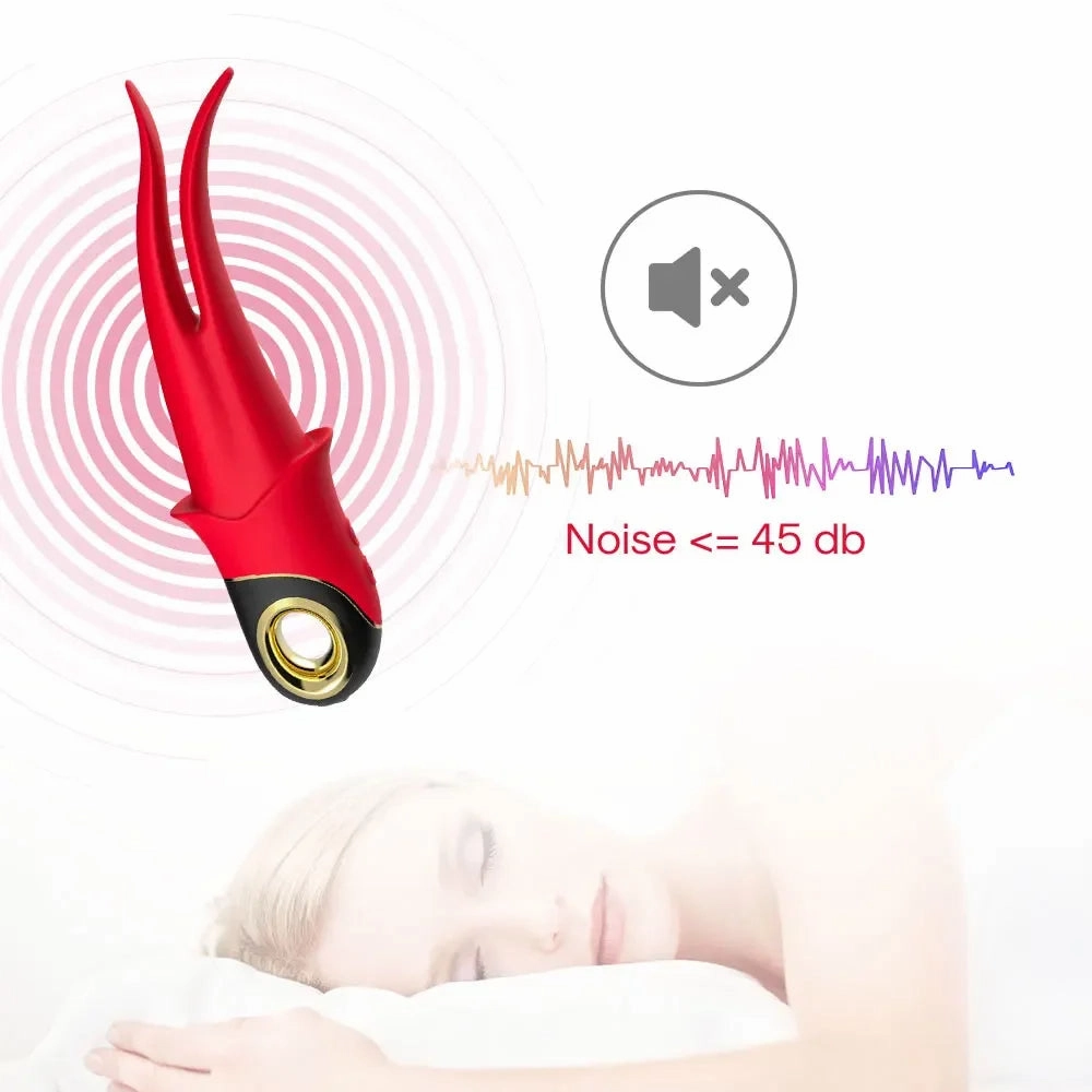 Mini Vibrator with Clit & G spot Design