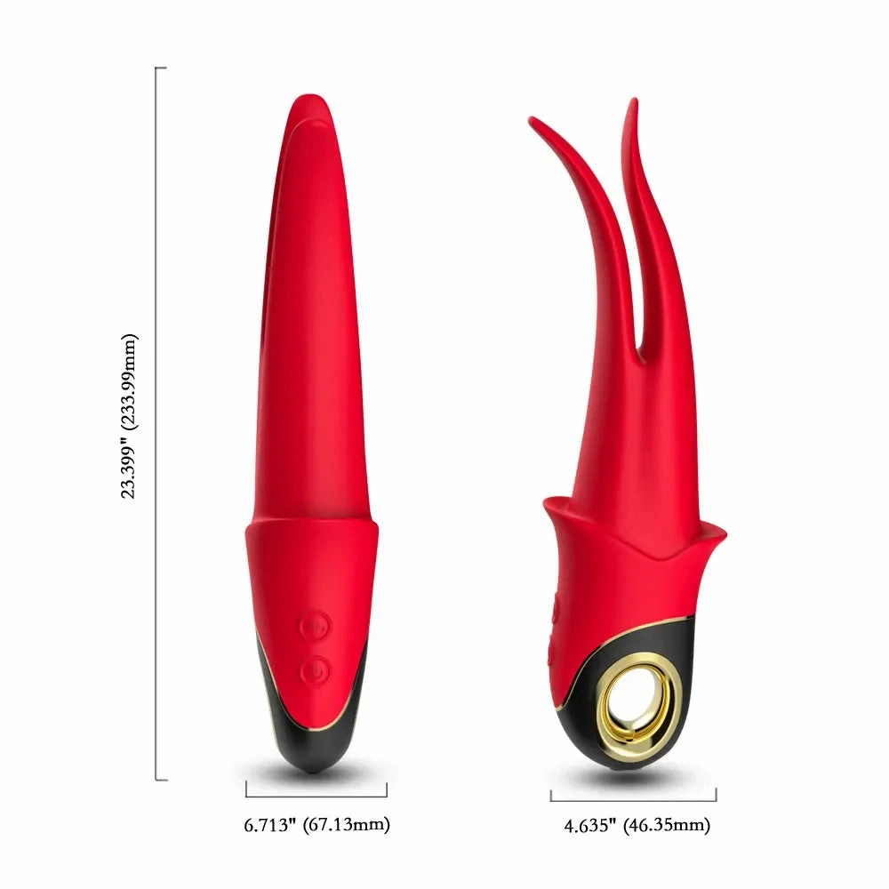 Mini Vibrator with Clit & G spot Design