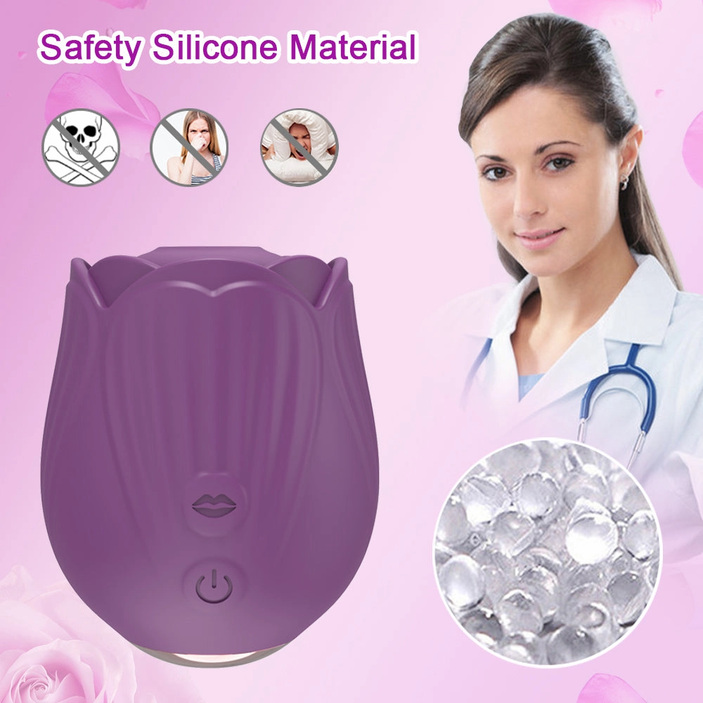 Multiple Suction Modes Rose Vibrator Clit Stimulator