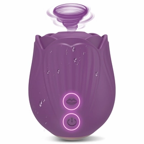 Multiple Suction Modes Rose Vibrator Clit Stimulator