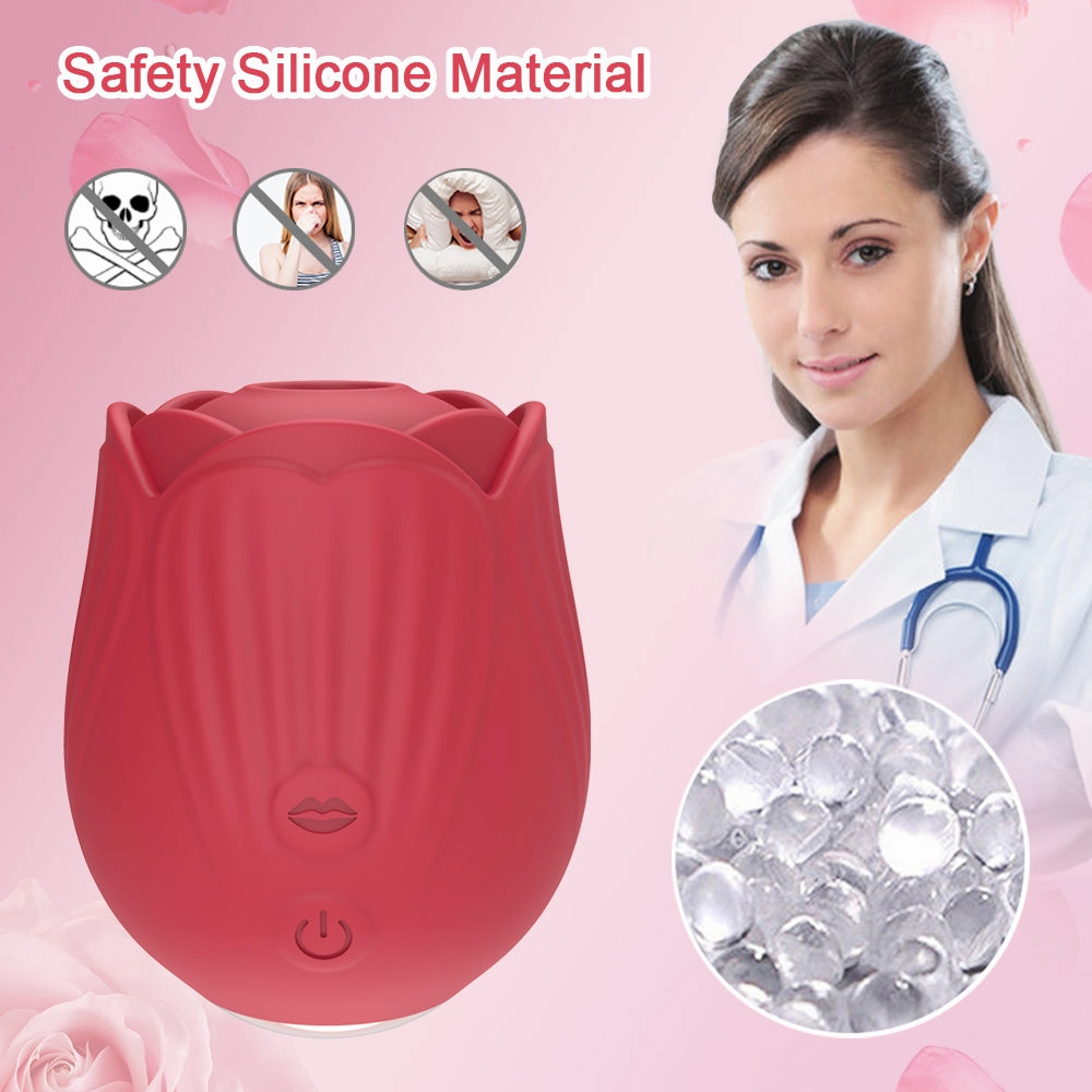 Multiple Suction Modes Rose Vibrator Clit Stimulator