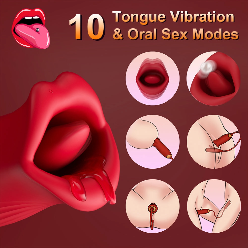 Nibbler 4  -Mouth Biting Vibrator And G-spot Tapping Stimulator