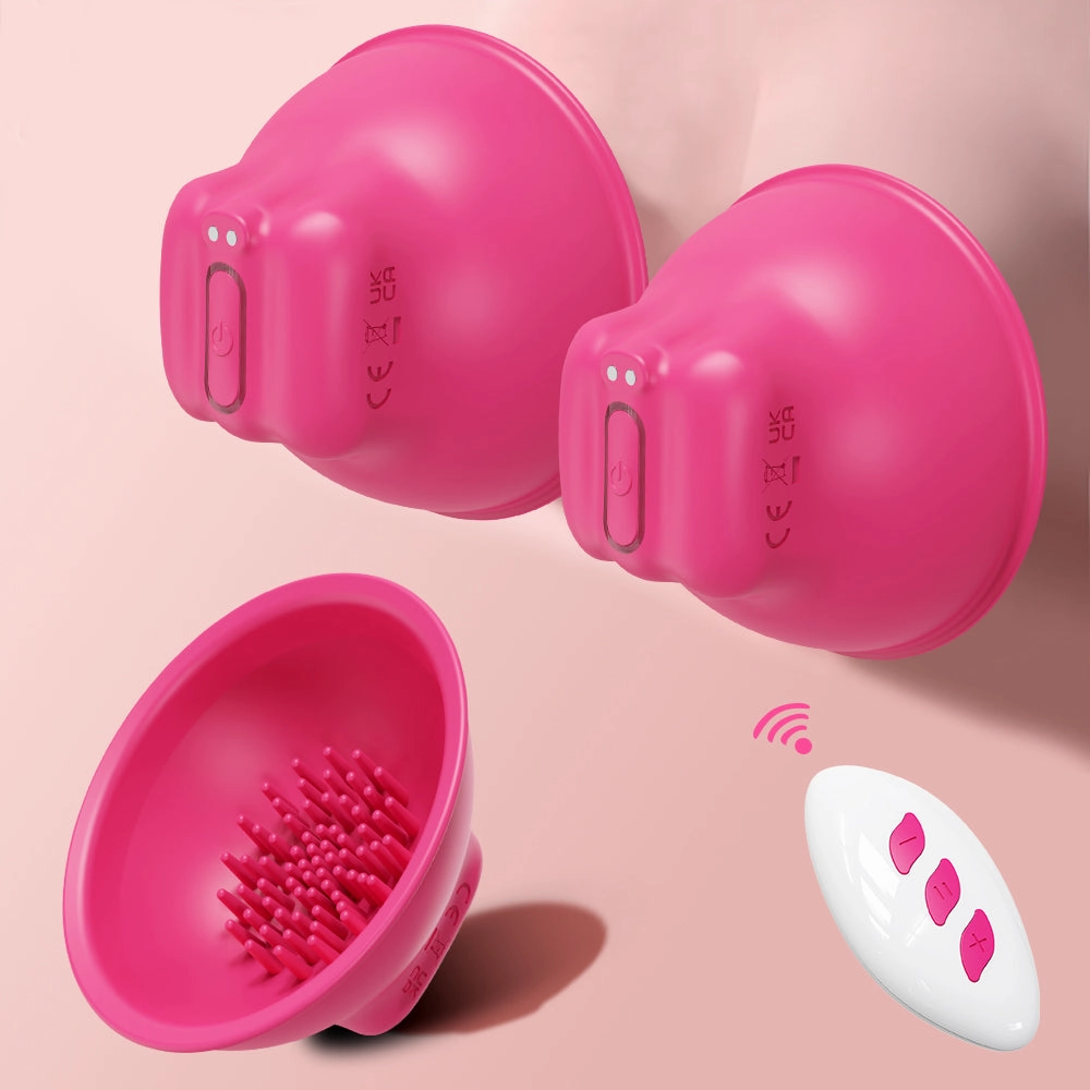 Nipple Massager And Vibrating Nipple Suckers with 10 Vibration Modes