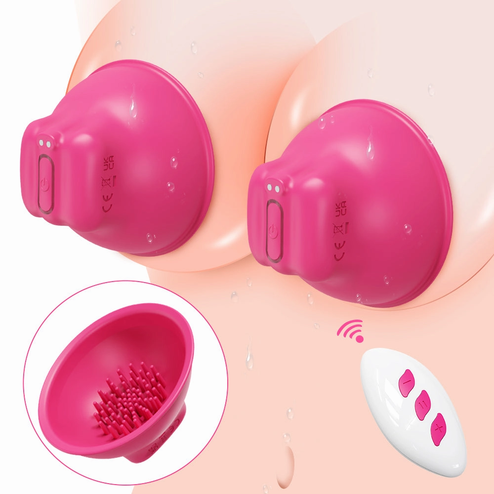 Nipple Massager And Vibrating Nipple Suckers with 10 Vibration Modes