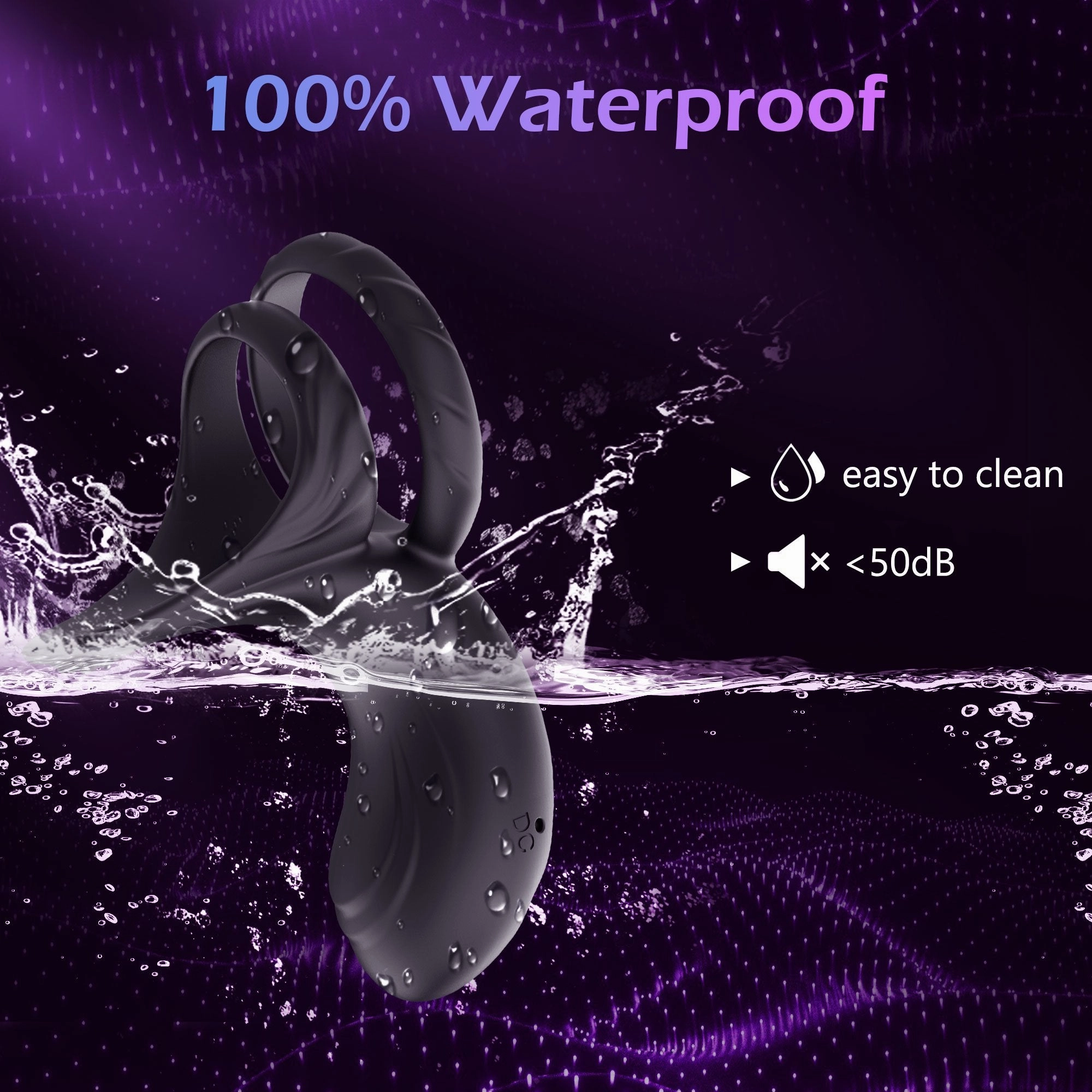 Penis Rings with 10 Intense Vibration Modes