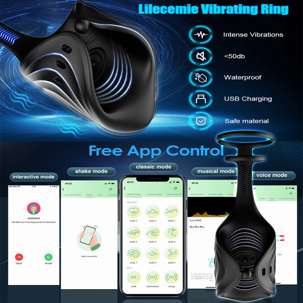 Penis Vibrator with Cock Ring