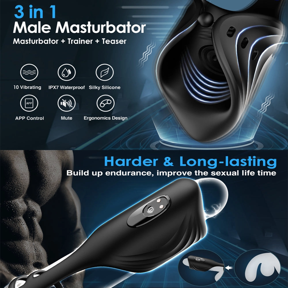 Penis Vibrator with Cock Ring