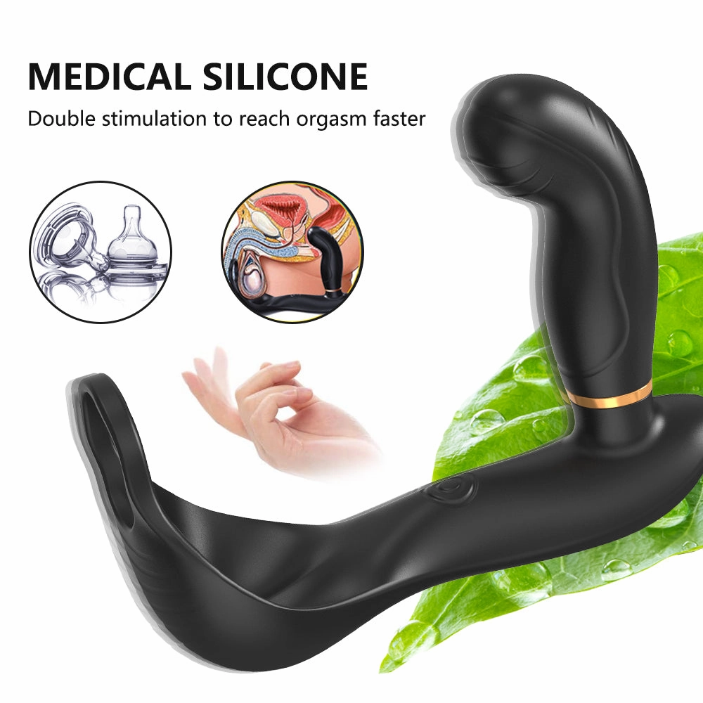 Prostate Massager Anal Vibrator for Men Penis Cock Rings Delay Ejaculation Butt Plug Anus Stimulate