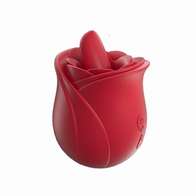PuritySilk - Rose Vibrator with Tongue Licking Patterns