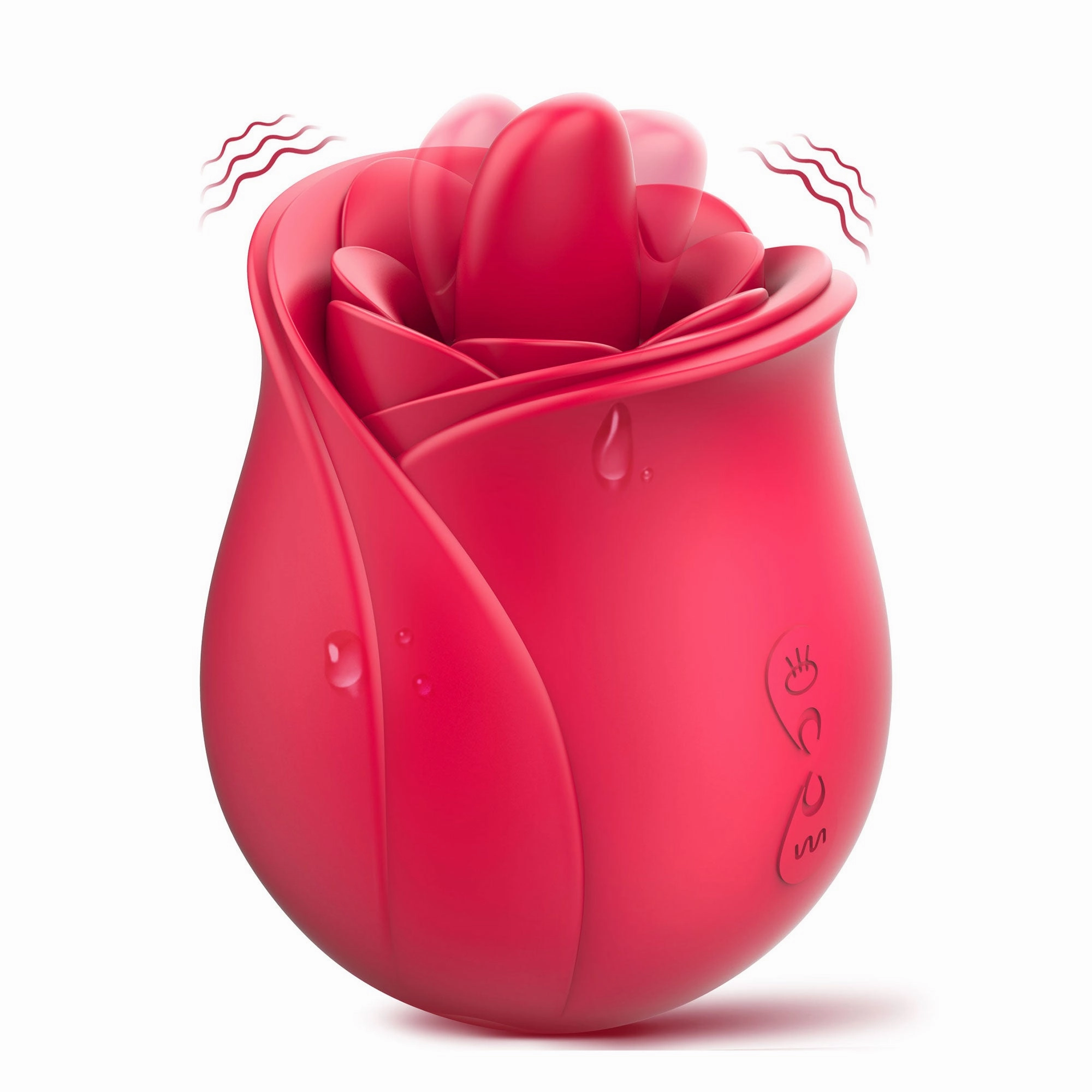 PuritySilk - Rose Vibrator with Tongue Licking Patterns