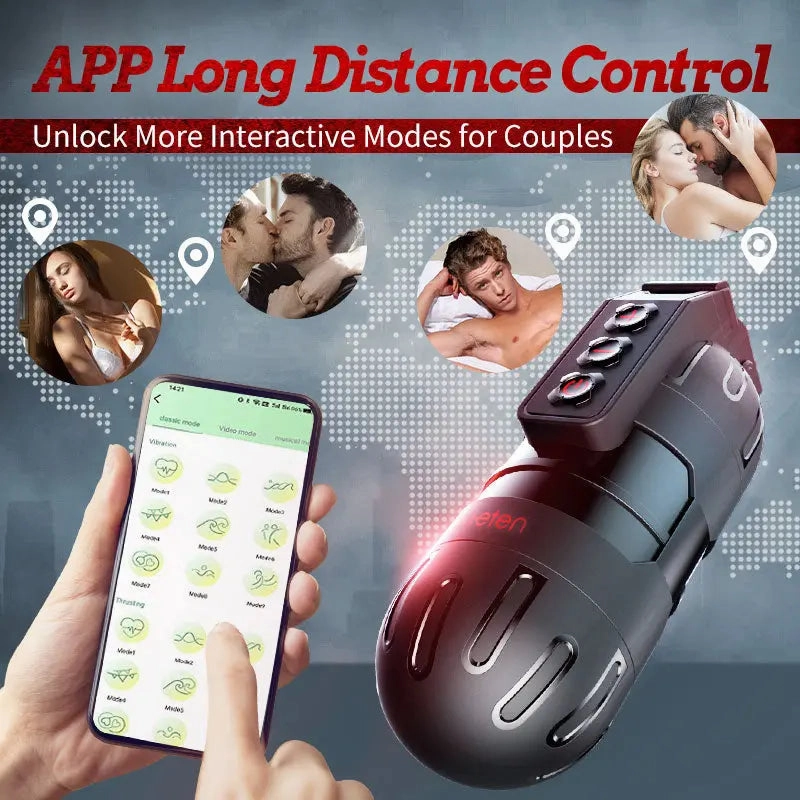Quusvik Grenade - Male Masturbator with App Remote Control & Strong Shock Feature