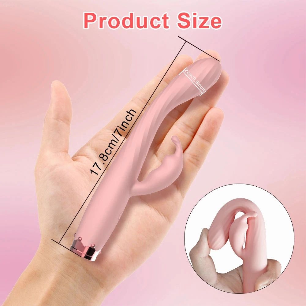 Rabbit Vibrater for G-Spot & Clitoral Stimulation | Finger Sleeve Vibrator