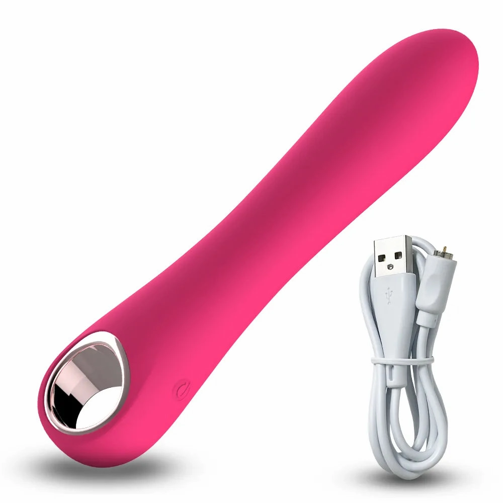 Rechargeable 10-Speed Silicone Vibrator - Realistic Dildo Clitoral Stimulator for Women