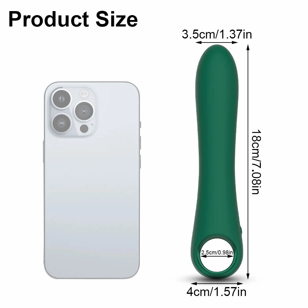 Rechargeable 10-Speed Silicone Vibrator - Realistic Dildo Clitoral Stimulator for Women