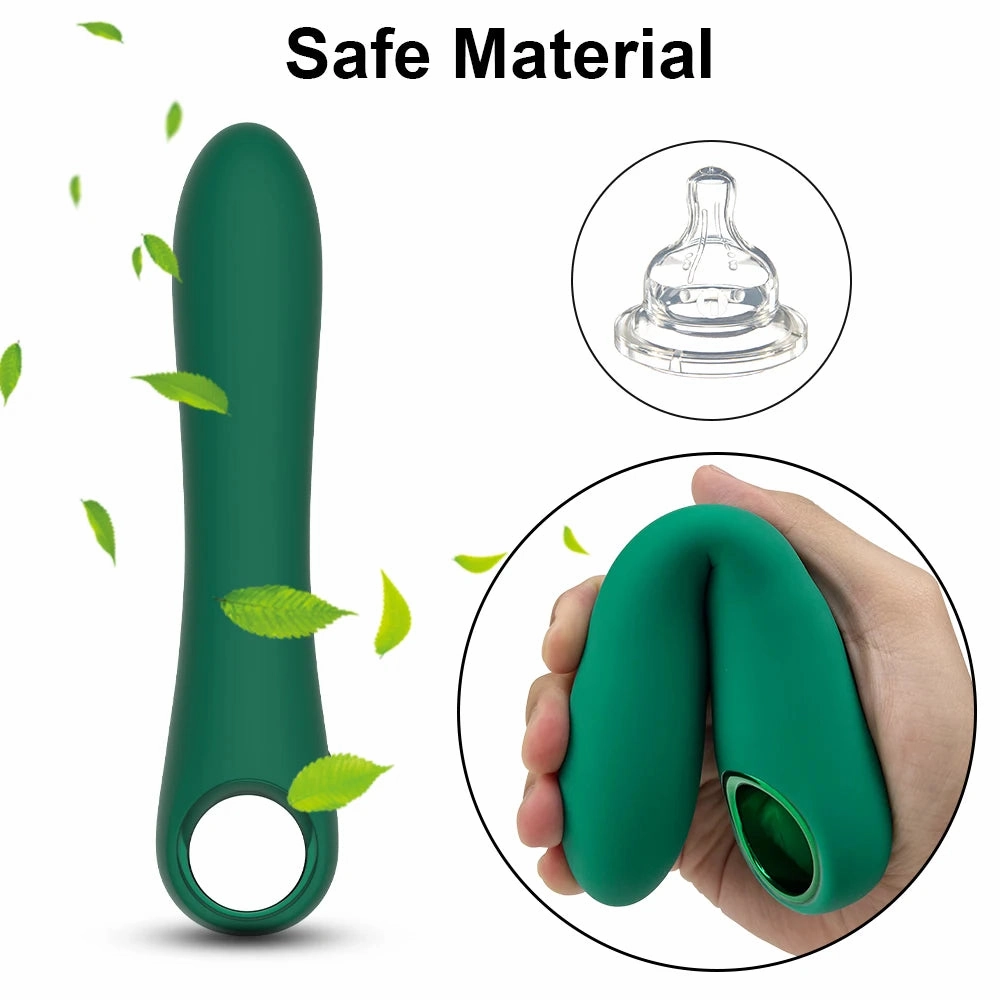 Rechargeable 10-Speed Silicone Vibrator - Realistic Dildo Clitoral Stimulator for Women
