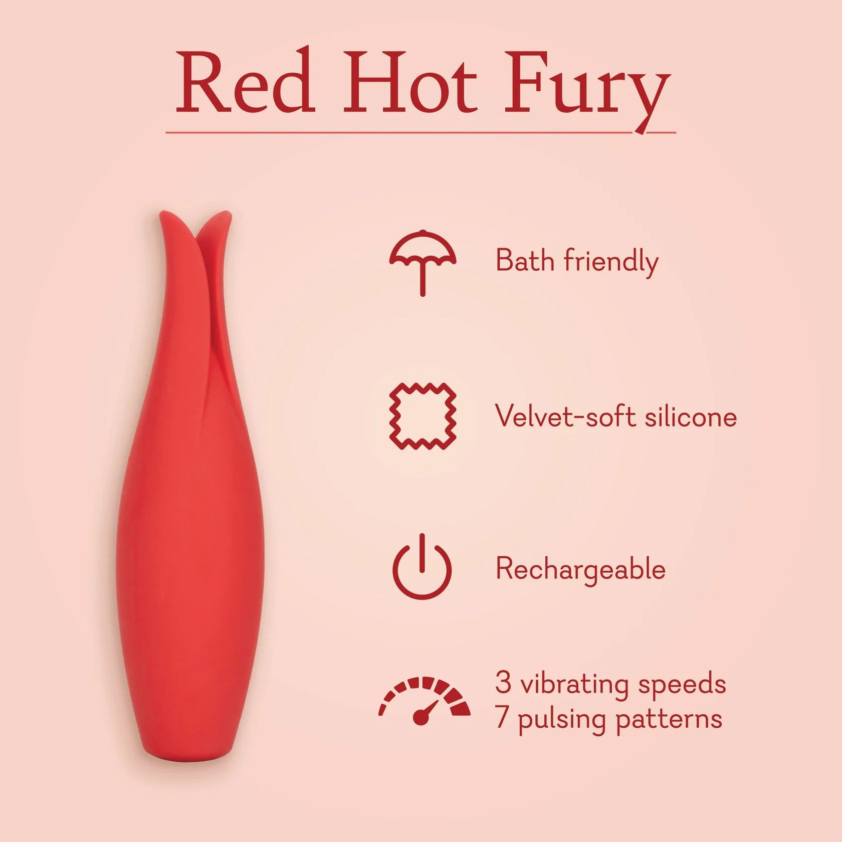 Red Hot Fury - CaleXOtics - LIMITED EDITION! - IN STOCK - 8 LEFT!