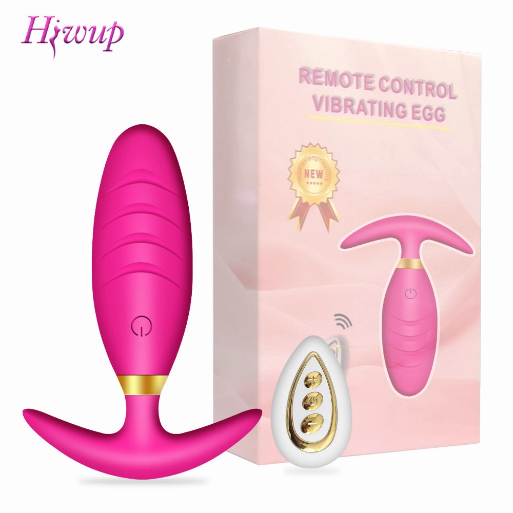 Remote Control Vibrating Butt Plug Thruster - A2
