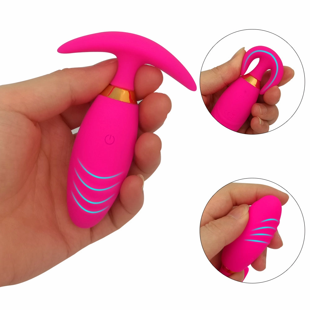Remote Control Vibrating Butt Plug Thruster - A2