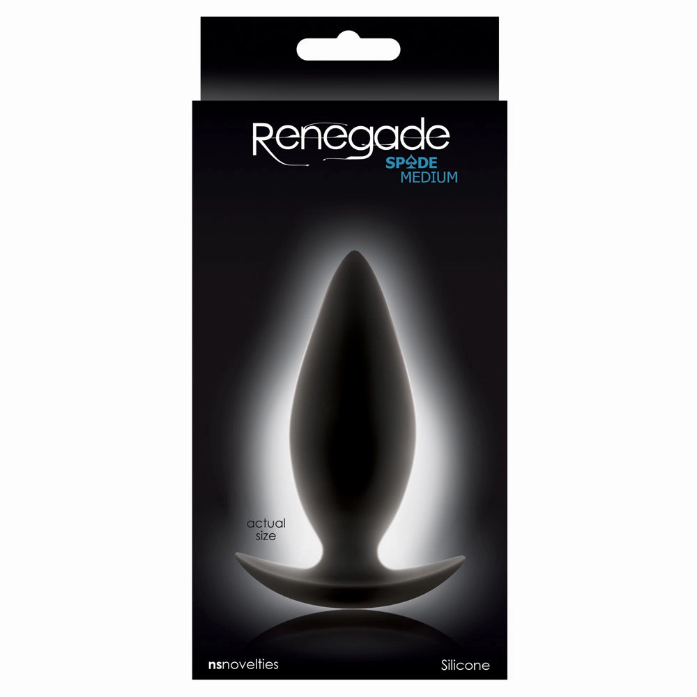 Renegade Spade Silicone Butt Plug - Medium