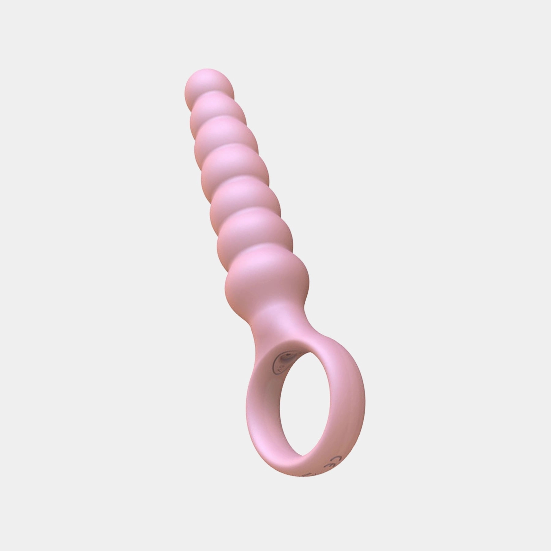 Ripple Vibrating Anal Plug Long - Pink