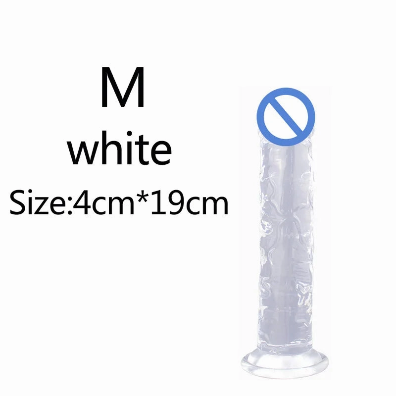 Romulus Dildo Basics Jelly Dildo Various 6 Sizes Body Safe TPE Strong Suction Cup