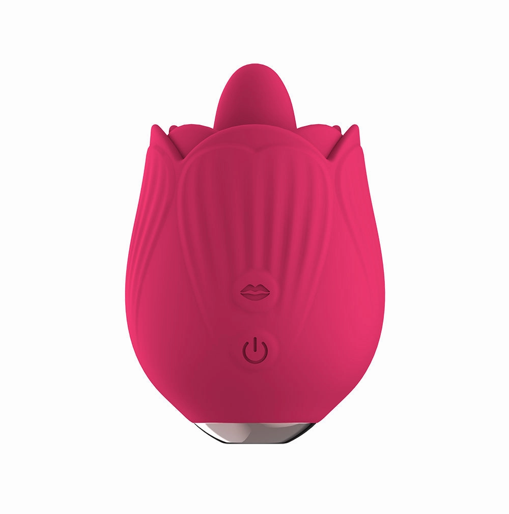Rose Flower Tongue Licking and Vibration Clit Vibrator S2