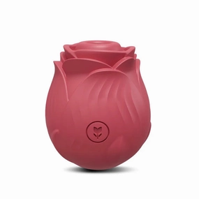 Rose-Sucking Clitoral Stimulator - Intense Vacuum Vibrator with 10 Modes for Women