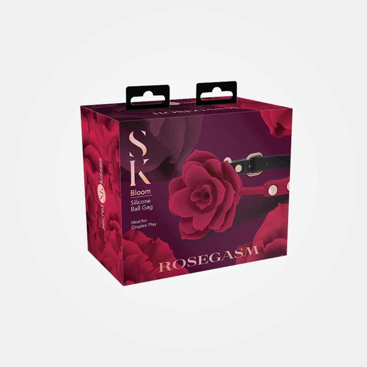 RoseGasm Bloom - Red Silicone Rose Gag Mouth Restraint