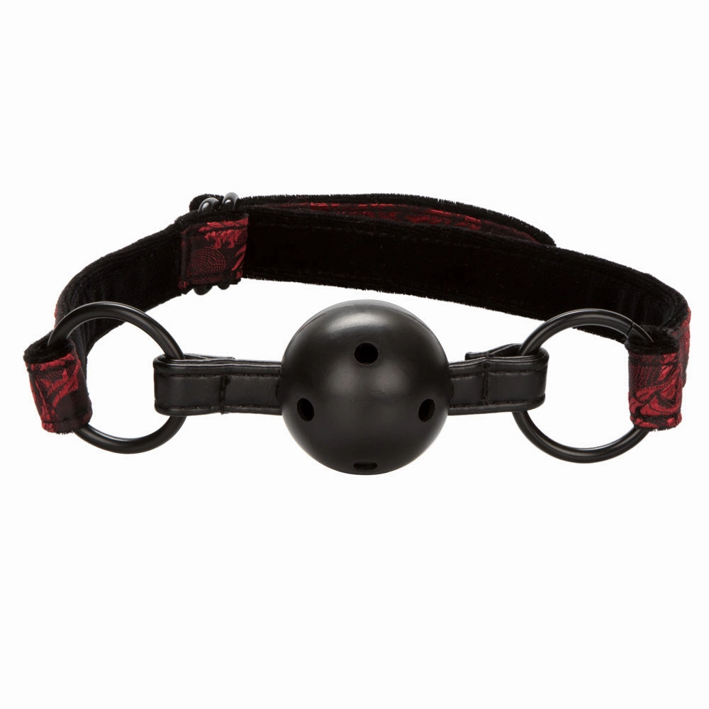 Scandal Bed Restraint Kit With Cuffs, Ball Gag & Blindfold