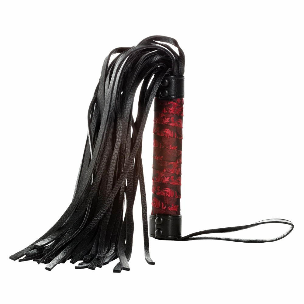 Scandal Faux Leather & Brocade Flogger