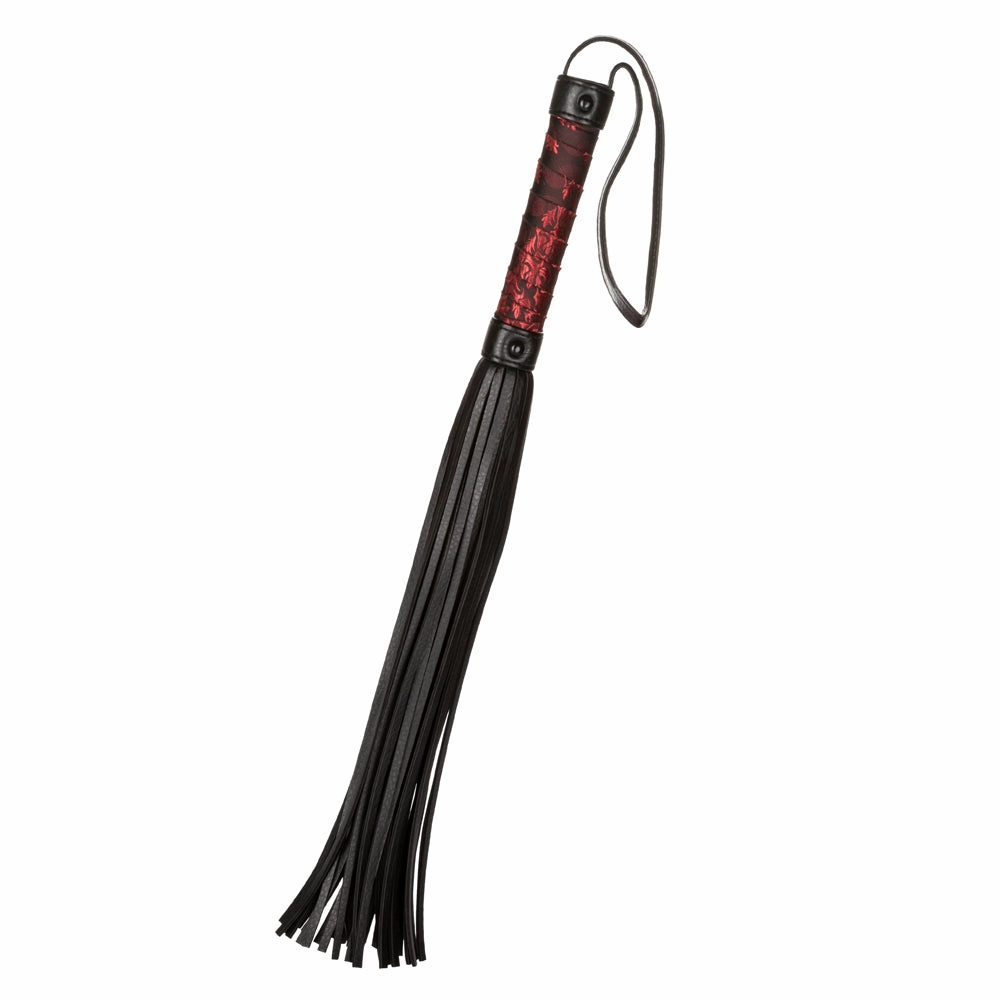 Scandal Faux Leather & Brocade Flogger