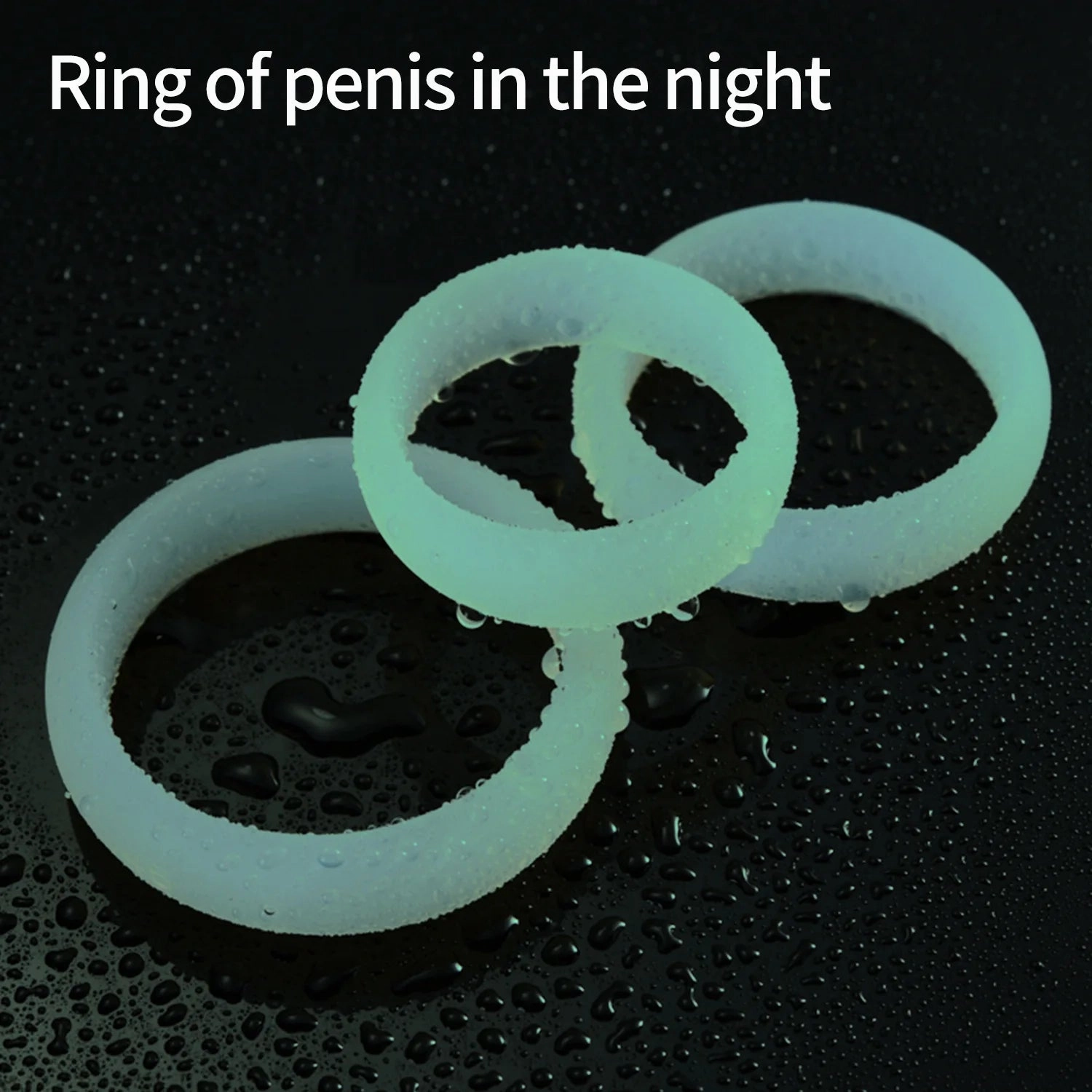 Silicone Cock Ring Set Super Stretchy Enhanced Erection & Stamina