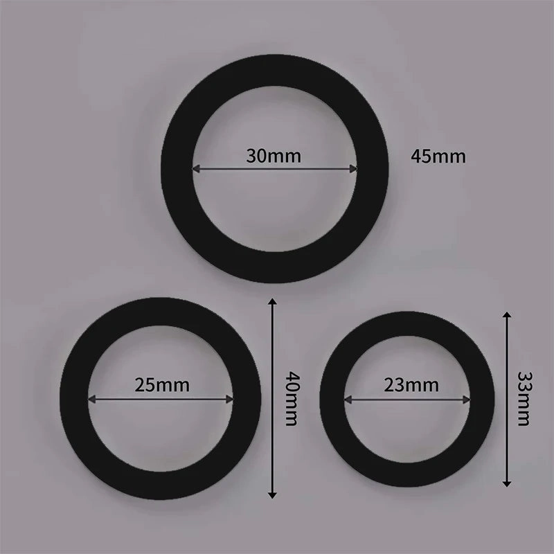 Silicone Cock Ring Set Super Stretchy Enhanced Erection & Stamina