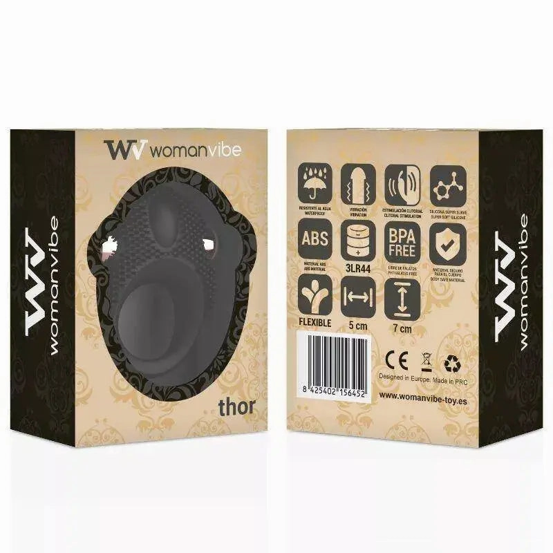 Silicone Vibrator Ring - Womanvibe Thor