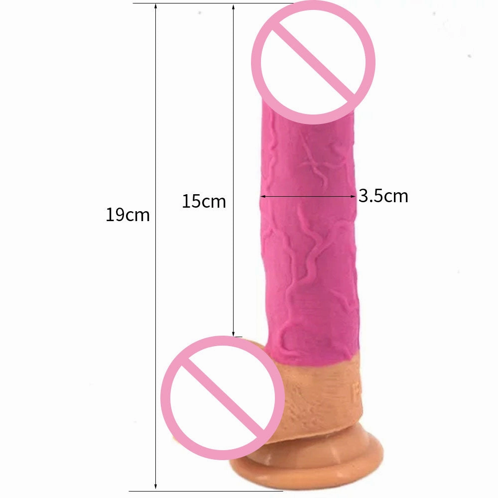 Stallion Silicone Dildo - Best Sext Toy for Colorful Fantasy Experiences