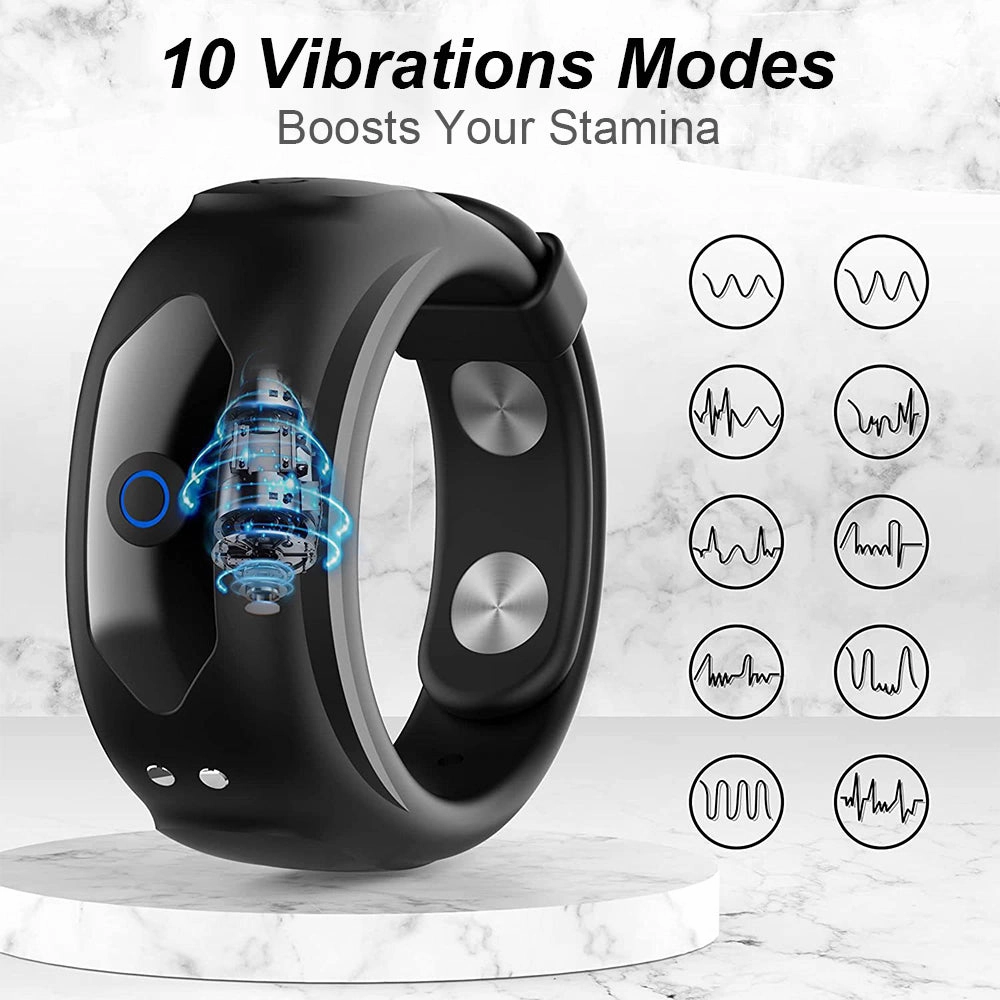 Strap Style Single Ring Cock Vibrator Penis Ring for Ejaculation Delay